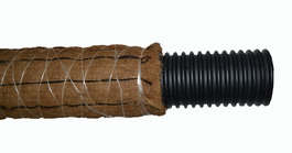 Дренажная труба гофрированная в фильтре кокосовая койра Ø90 мм